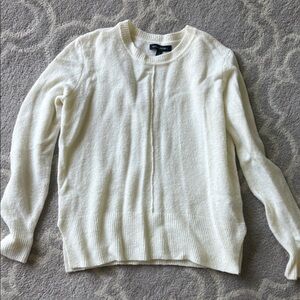 Banana Republic Women's Cream Crewneck Sweater